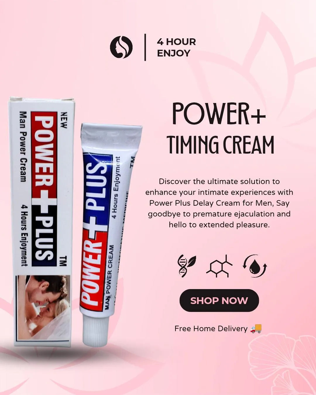 Original Power Plus Timing Delay Cream For Men